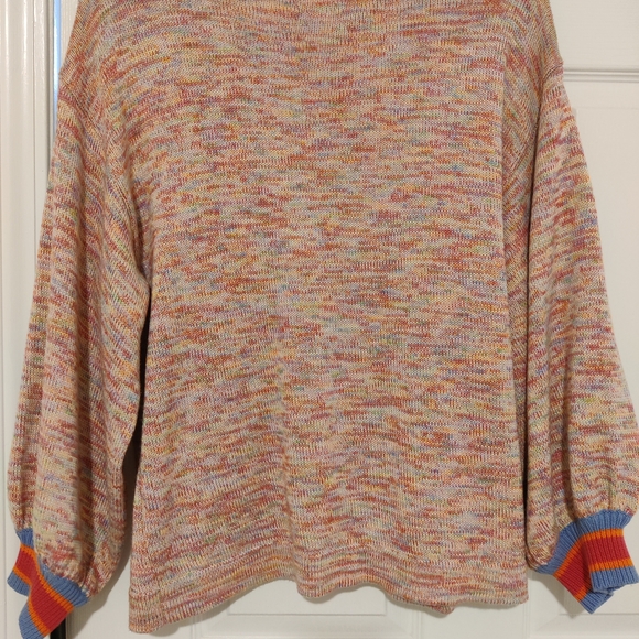 Multicolor Large Lolli Emily McCarthy V-Neck Sweater - Picture 6 of 8
